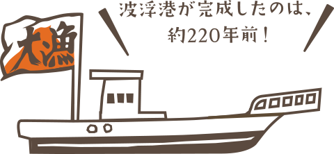 波浮港イラスト